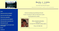 Desktop Screenshot of beckyliddle.ca